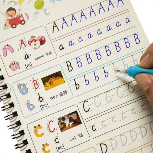 English Copybook For Calligraphy Books For Kids Word Childrens Book Handwriting Children writing Learning English Practice Book