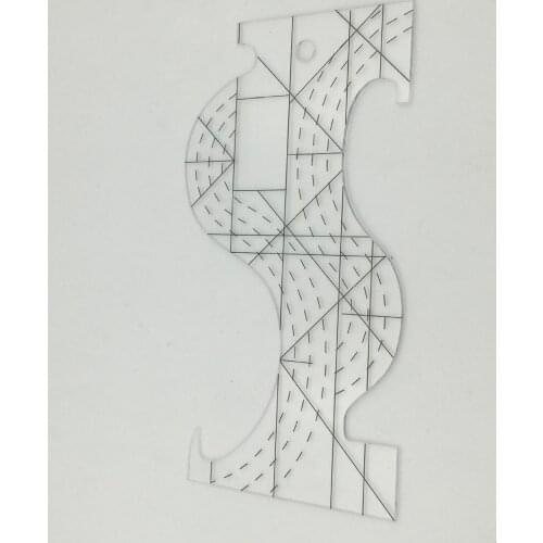 Quilting Template Patchwork Sewing Cutting Quilt Ruler for Tailor DIY Craft