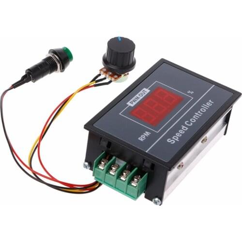 PWM DC Motor Speed Controller 0-100 Digital Display Stepless Speed Regulation 1AA700381