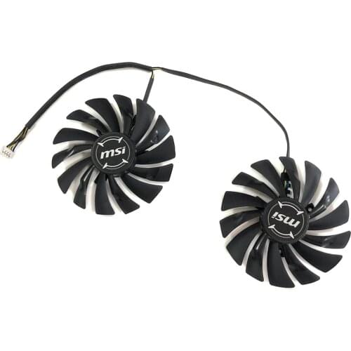 PLD10010S12HH PLD10010B12HH GPU Fan For MSI RX480/580/470/570 GTX950/960/970/980/1060/1070/1080/1080Ti R9 290X/280X/270X Cooling