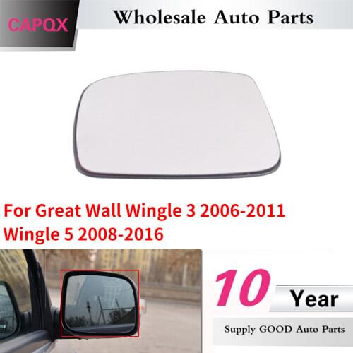 CAPQX For Great Wall Wingle 3 2006-2011 Wingle 5 2008-2016 High Quanlity Outside Rearview Mirror Glass Lens without heating