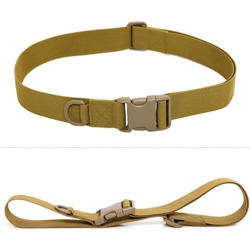 Military Trouser Belt Army Strong bearing strength Tactical Nylon Webbing durable Buckle Strap Outdoor Camping