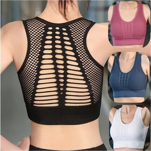 2 PCS Womens Sports Bras Sportswear Female Fitness Jogging Gym Women Underwear Fitness Running Yoga Breathable Sport Tops