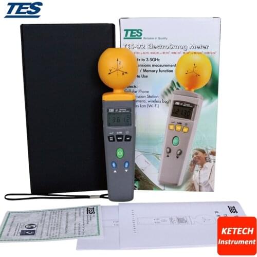 3-AXIS EMF Radiation ElectroSmog Meter Tester TES92