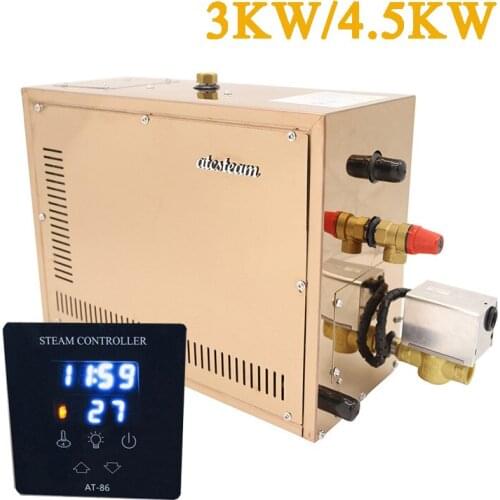 3kw Automatic stainless steel Steam Generator Household Steaming Sauna Room Steam Bath Machine For Spa Room Digital Controller