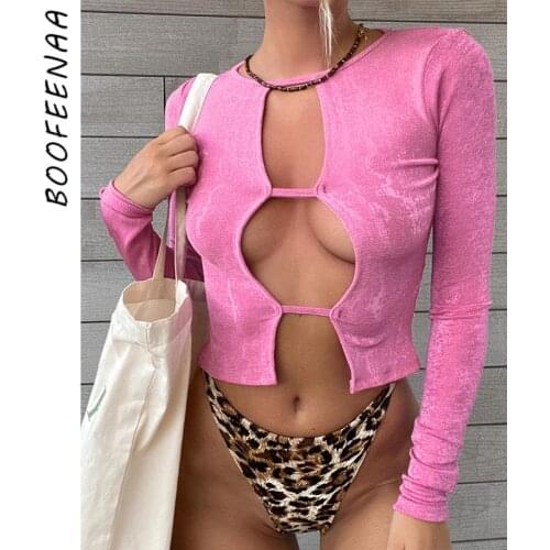 Women's Long T-shirts BOOFEENAA China
