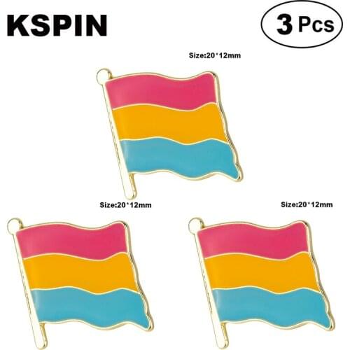 Pansexual pride rooches Lapel Pin Flag badge Brooch Pins Badges