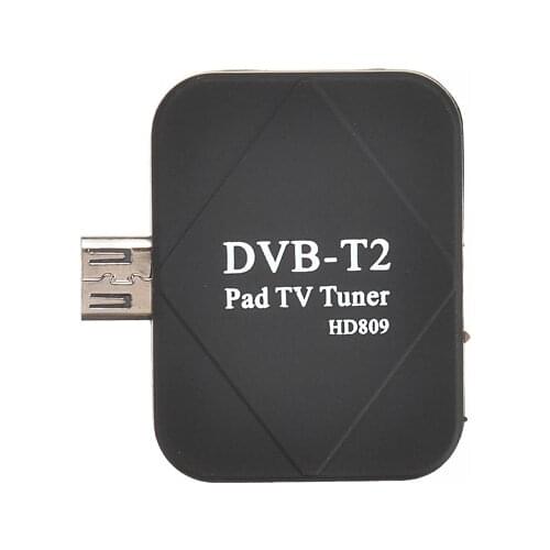 Mayitr 1pc DVB-T2 Micro USB Dongle Digital HD TV Tuner Receiver + 2 Antenna Kits For Android Phone New