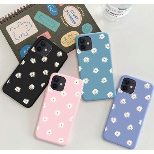 Floral Daisy Flower Color Silicone Phone Case For Xiaomi Redmi 9 9A 8A 8 7A 7 6A 6 5A 5 4X 4A Plus Phone Coque Soft Back Cover