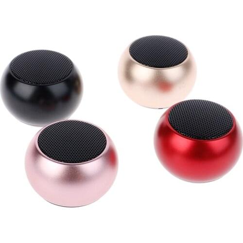 For Smartphones BM3D Mini Bluetooth Speaker True Wireless Stereo Subwoofer Handsfree Loudspeaker With Mic TWS Portable