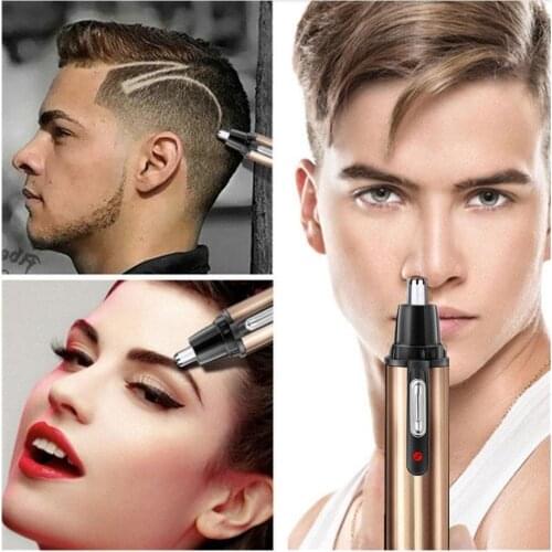Electric Shaving Nose Ear Trimmer Safety Face Care Cleaning Shaving Razor For Men Trimmer Removal Machine Nose Hair Hair Be P4X1
