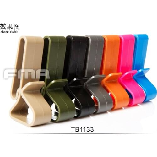 FMA Outdoor Sports ABS Universal Belt Hook 3 Pieces Multiple Colour