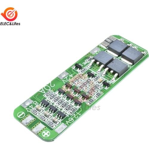 3S 20A Li-ion Lithium Battery 18650 Charger PCB BMS Protection Board 12.6V Drill Motor Lipo Cell 59x20x3.4mm Module