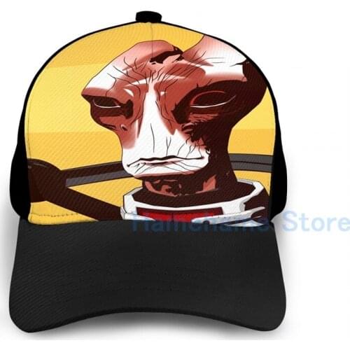 Fashion Mordin Solus - Mass Effect Basketball Cap men women Graphic print black Unisex adult hat