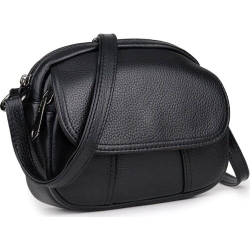 Novelty Soft Leather Crossbody Bags Women Oblique Across The Small Round Satchels Fashion Lap Factory Supply Shoulder Handbags