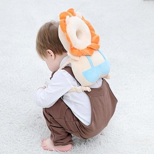 Newborn Toddler Baby Head Protection Pad Cushion Headrest Cartoon Soft Security Pillows Angel Butterfly Backpack Fall Protection