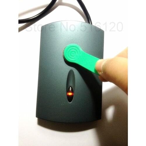 USB iButton Reader DS1990A TM Reader +2 pcs TM1990A-F5 DS1990A Key Cards