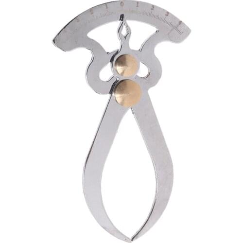 Feeler Gauge Stainless Steel Thickness Woodworking Wooden Tenon Gauge Internal External Diameter Conversion Ruler Measurement