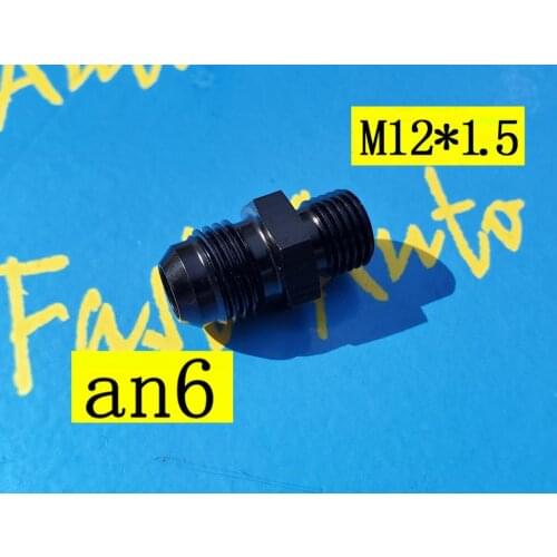Male M12 P1.5 M12 * 1.5 M12 x 1.5 to -6an an6 an 6 male adaptor adapter Fitting