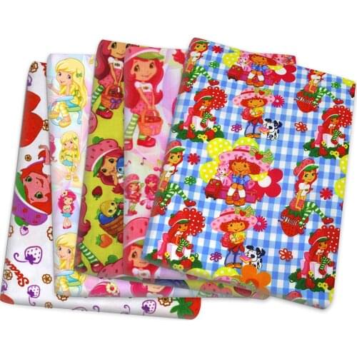 Cartoon Girl Polyester Cotton Material Fabric Patchwork Sewing Kids Home Textile Cloth Quilting Dress Curtains,c15660