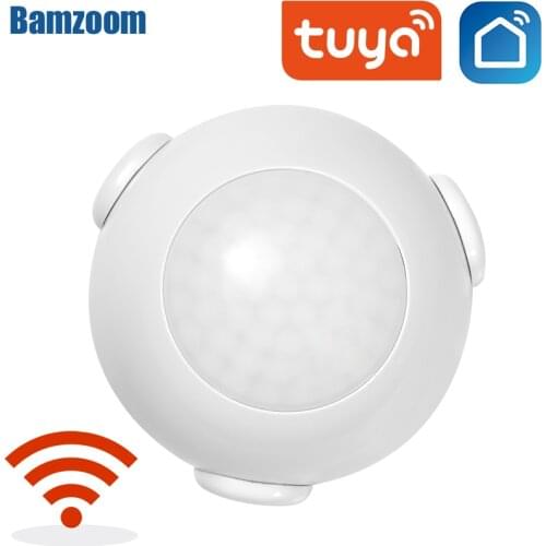 Smart WiFi PIR Motion Sensor Human Body Sensor Detector Home Alarm System Smart PIR Motion Sensor Tuya Smart Life