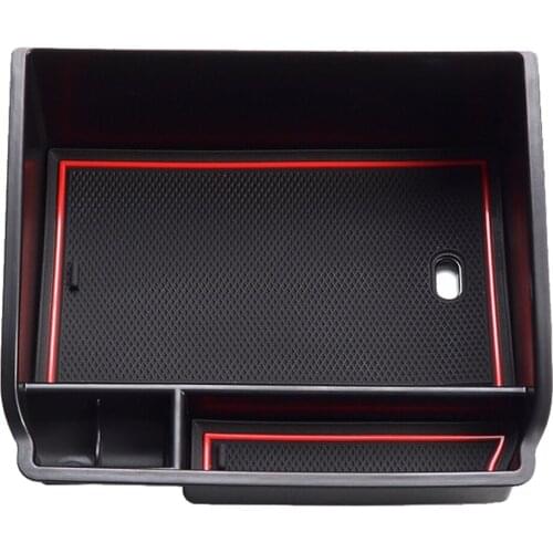 Replacement For Toyota Hilux 2015-2018 Central Console Armrest Stowing Box Organizer Storage Tray Pallet