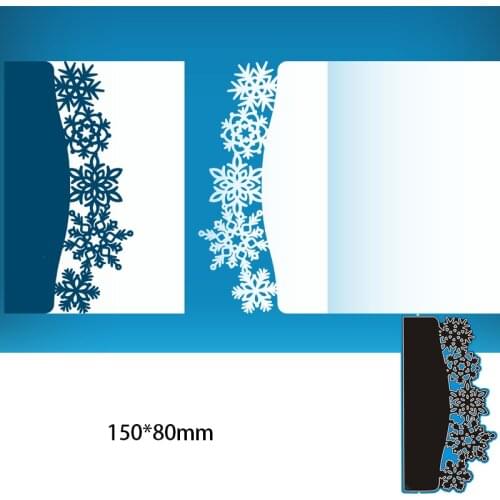 150*80mm Hollow Sonwflakes Laser New Cutting Metal Dies New Stencils DIY Scrapbooking Paper Cards Craft Making Craft Decoration