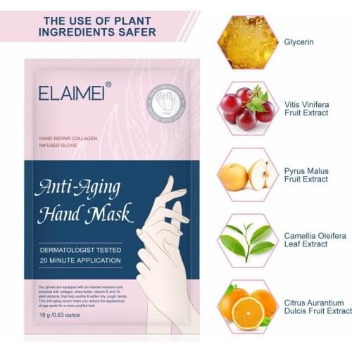 1 Pair Moisturizing Hand Mask Spa Gloves Peeling Remove Dead Skin Exfoliating Hand Patches Gloves Whitening Hand Care