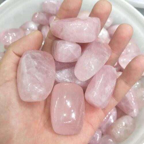 500g Large size natural Rose quartz crystal tumbled stone polished pink quartz stone wedding decoration aquarium