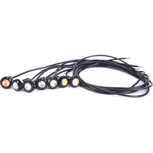 9W 12V 24V 18MM Red LED Eagle Eye Light Car Fog DRL Daytime Reverse Backup