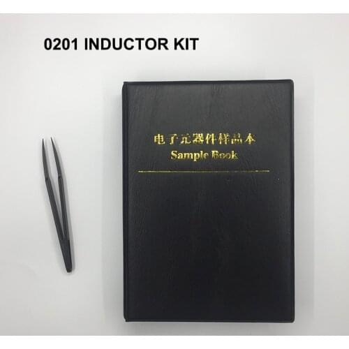 Free Shipping 1900pc 0201 smd inductor kit 0201 inductor assortment sample book for inductor book 38value*50pc inductance kit