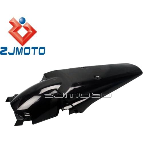 Black Rear Fender Universal Enduro Dual Sport Rear Mudguard For Honda Kawasaki Suzuki Yamaha WR DRM RMZ KX YZ CRF Supermoto