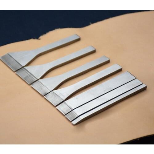 5-35mm Flat Sharp Leather Punch Craftool Hole Punching Tool Trimming Word Knife