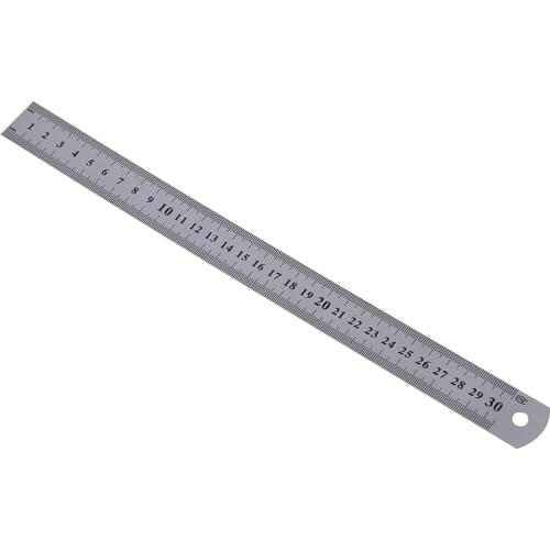 Stainless Steel Ruler Measure Metric Function 30cm 12Inch