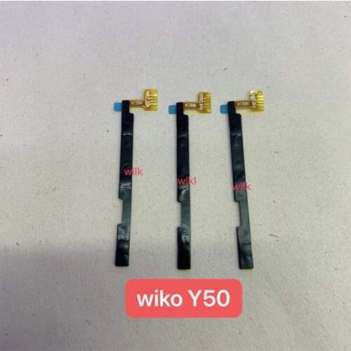 For Wiko Y50 Power Volume Button Flex Cable Side Key Switch ON OFF Control Button Repair Parts