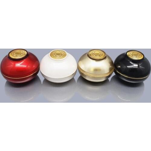 5G pearl white/red /GOLD bowl shape acrylic jar for eye cream/sample/night cream/day cream/gel/serum cosmetic packing
