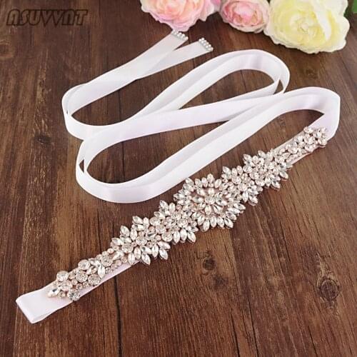 Fashion Belt Wedding Accessories Rhinestones Wedding Belts Wedding Sashes Crystal Bridal Belts Sashes Belt gift For party Dress
