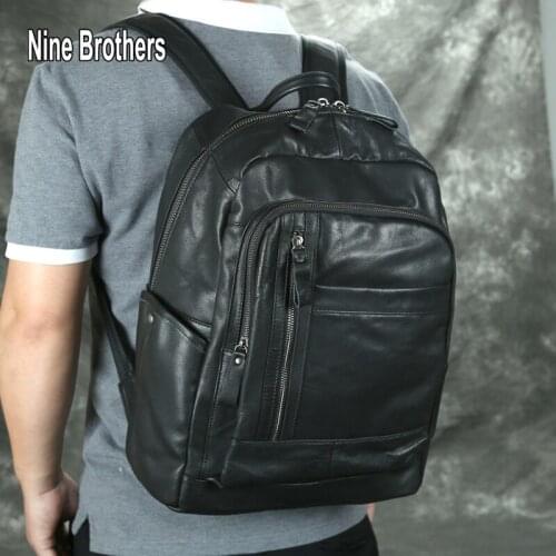 Мужские черные сумки Nine Brothers China At AliExpress
