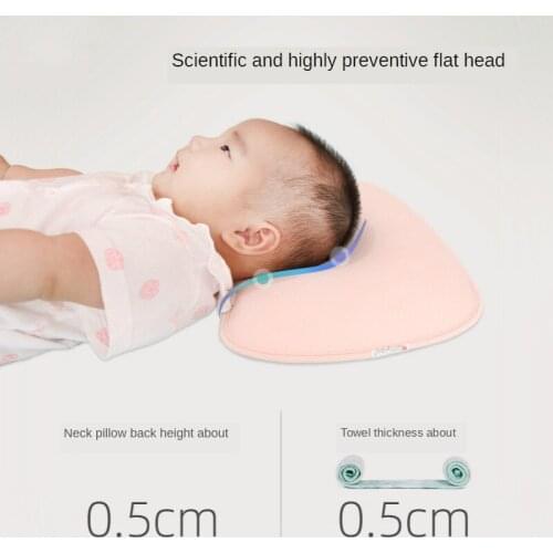 New Neonatal Corn Fiber Pillow Core Pillow Infant Head Anti Deviation 3d Baby Pillow Correction Shaping Pillow Can Be Washed