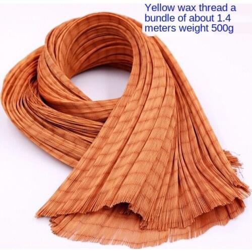 Motor repair coil binding wire yellow wax wire micro motor binding wire 500g