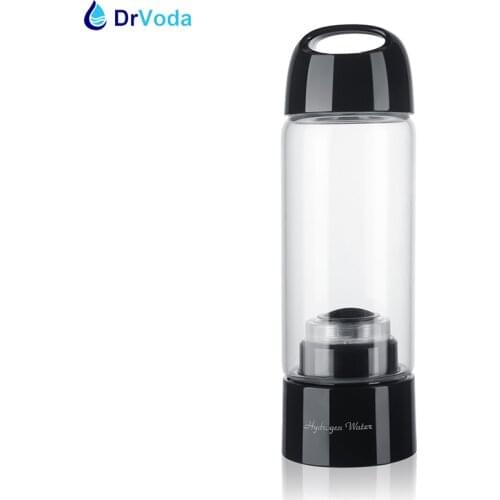 DrVoda 3000mAh NEW SPE&PEM Hydrogen Water Generator Bottle Korea Glass Cupbody Portable Sports Hydrogen Water Ionizer Maker