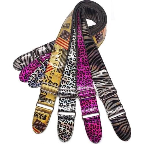 Bright Light Pattern Guitar Strap Electric Guitar Acoustic Guitar Folk Guitar Bass Strap