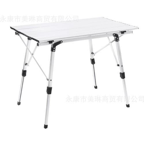 Folding Camping Table Outdoor BBQ Backpacking Aluminum Alloy Portable Durable Barbecue Desk Furniture Computer Bed Lightweight