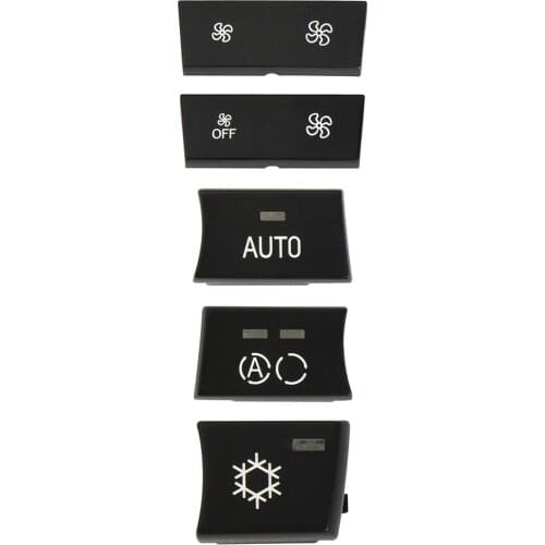 Replacement Climate AC Control Panel Buttons Refrigeration Air Circulation Button Cover for BMW F25 E84 E90 E91 E92 E93 E87