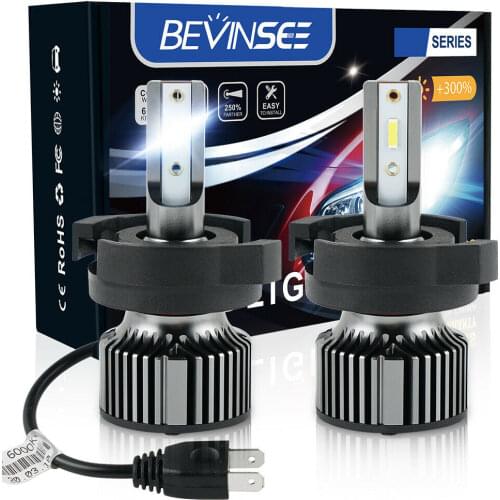 Bevinsee H7 LED Headlight Bulbs Adapted Sockets Holder 12V LED Lights For VW Passat B6 Volkswagen Old Magotan Alfa Romeo