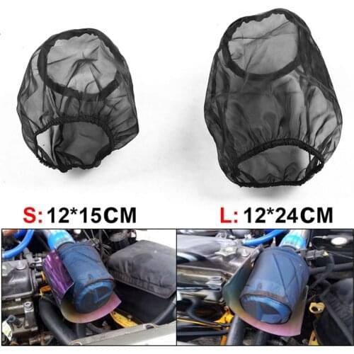 Universal Car Cone Air Filter Protective Cover Waterproof Oilproof Dustproof for High Flow Air Intake Filters