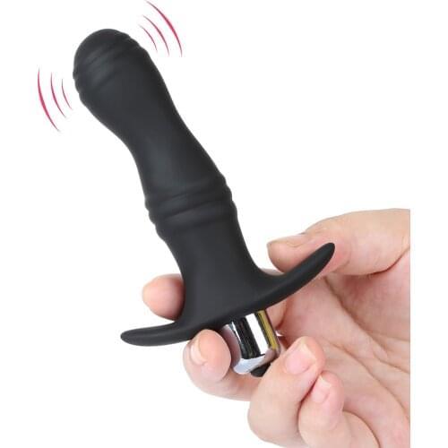 10 Frequency Anal Plug Dildo Vibrator G-spot Prostate Massager Ass Orgasm Stimulator Anal Beads Vibrator Adult Sex Toys for Men