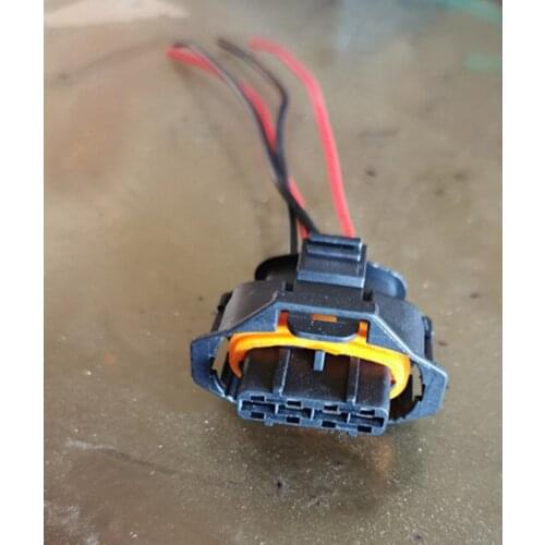 For BOSCH Cummins Weichai intake pressure sensor plug flat four wire temperature air flow sensor cable line