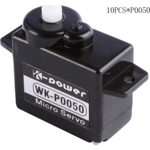 10PCS K-power P0050 5G/1KG/0.08Sec High Speed Micro Servo for RC Airplane Car Hobbies