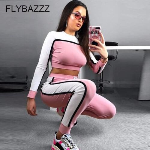 Women Yoga Set Gym Clothing Patchwork Seamless Leggings+Cropped Top Workout Sport Suit Women Long Sleeve Fitness Set Sportwear